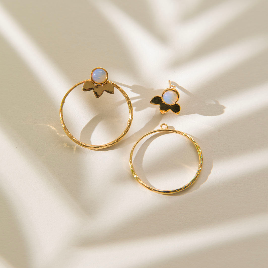 Via Studs & Pela Earring Charms