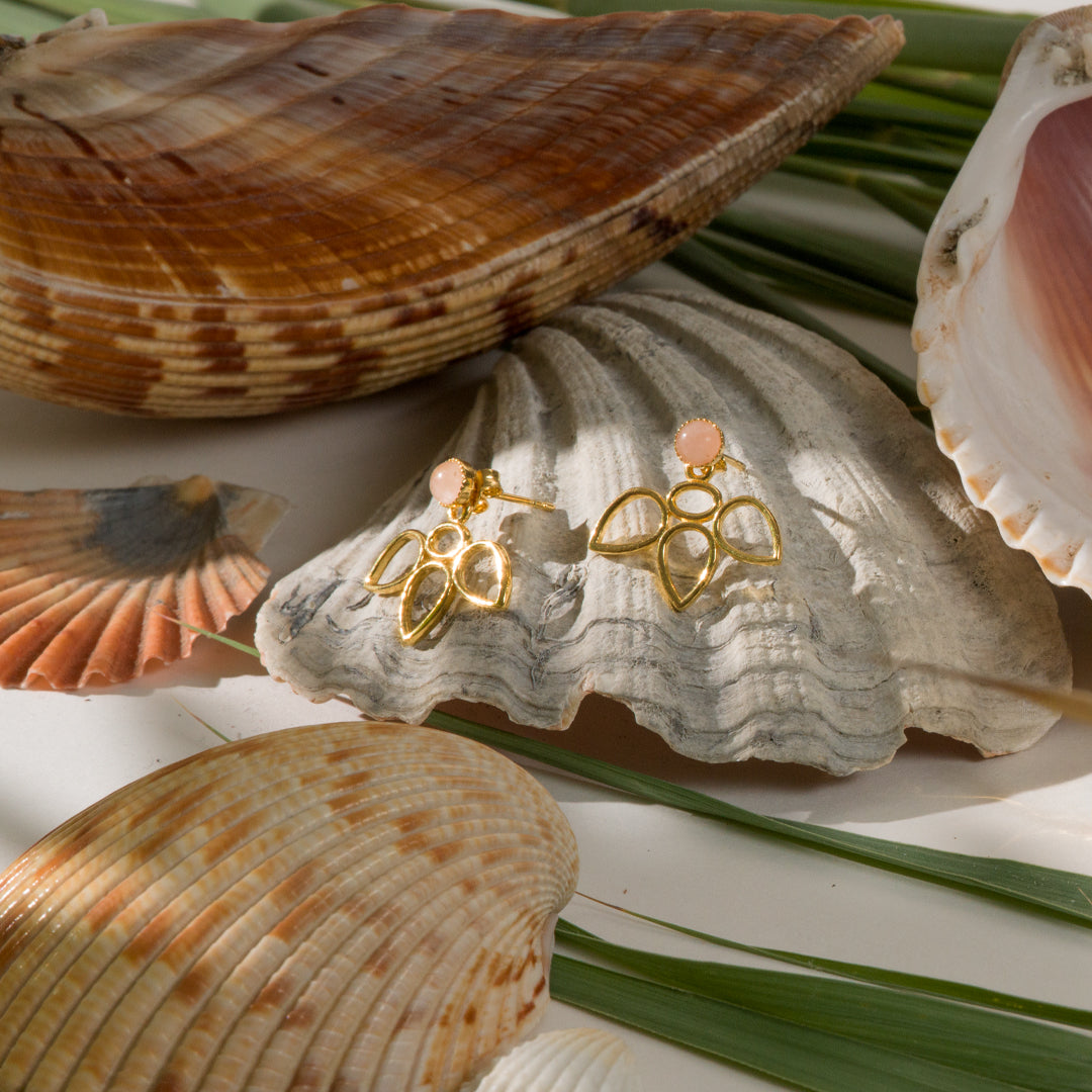 Alima Small Studs & Ava Earring Charms