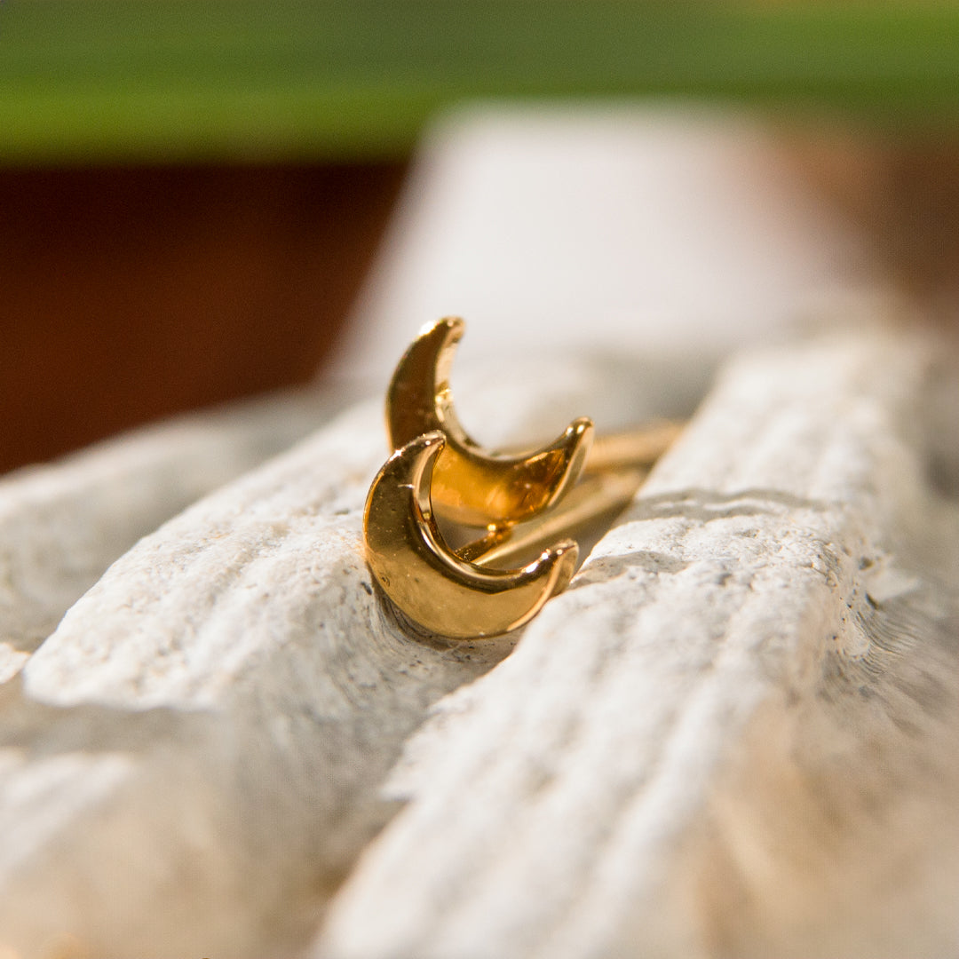 Moon Small Studs