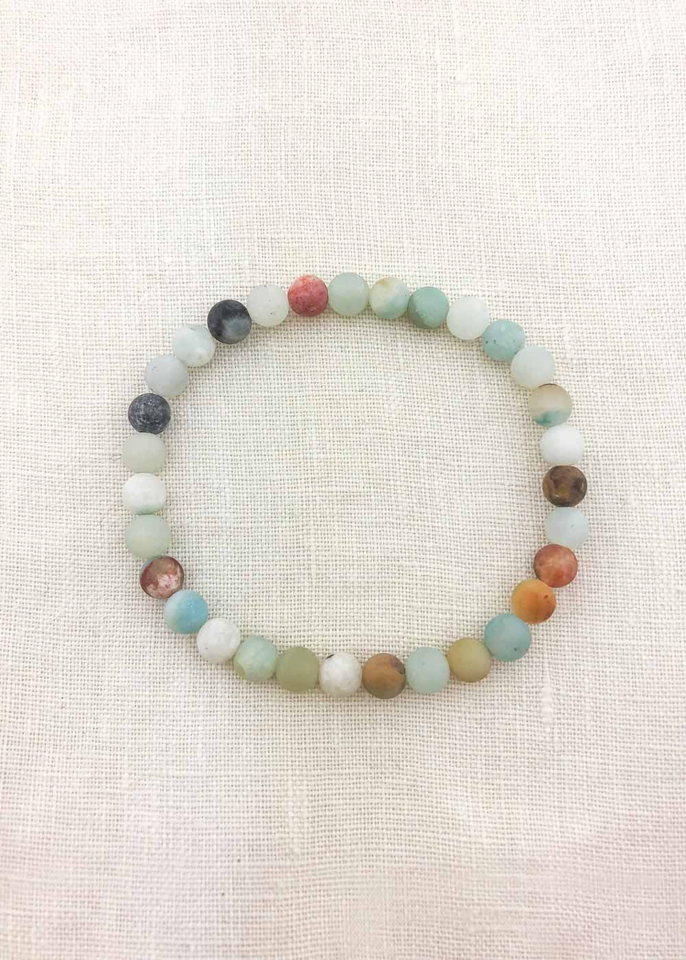 Amazonit mix Bracelet, 8mm